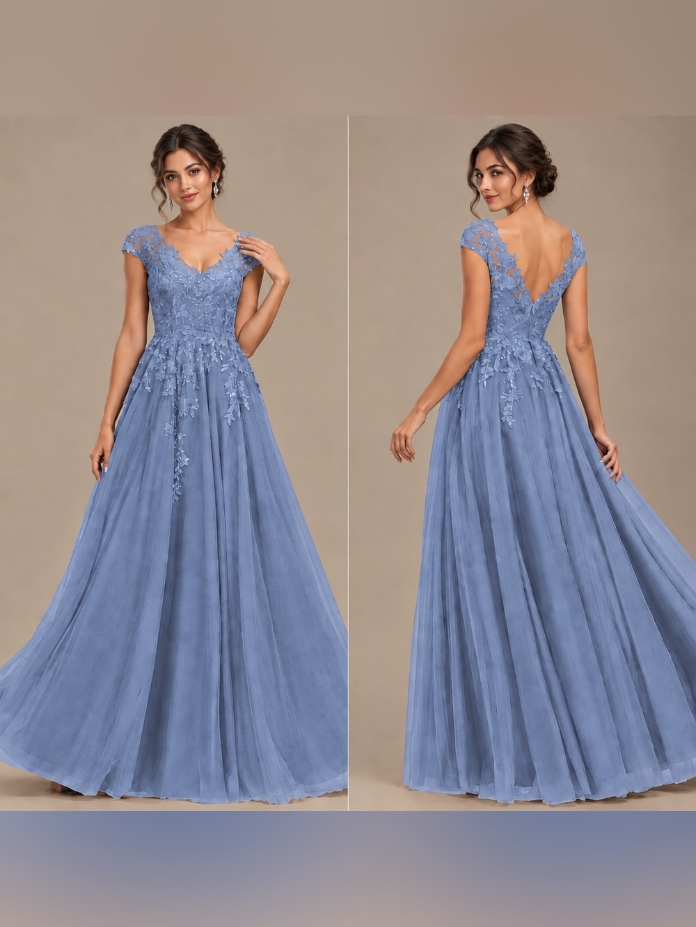 JJ's House Liberte Lace Maxi Dress